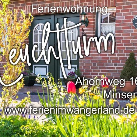 Ferien Im Wangerland Ferienwohnung Leuchtturm Minsen Schillig Hund Pool Sauna Norderaltendeich Buitenkant foto